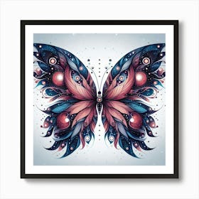 Galaxy Butterfly Art 1 Art Print