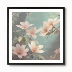 Pink Blossoms 2 Art Print