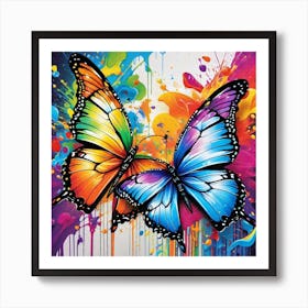 Butterfly Painting 62 Art Print