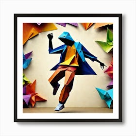 Origami Dancer 115 Art Print