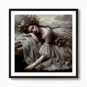 Sleeping beauty Art Print