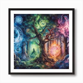 Ethereal Forest 2 Art Print