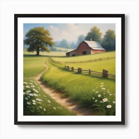 Country Road 50 Art Print