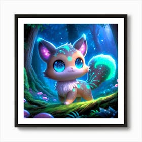 Feline Cat Creative Artwork Illustration 127 Art Print