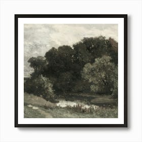 Riverside Scene 5 Art Print