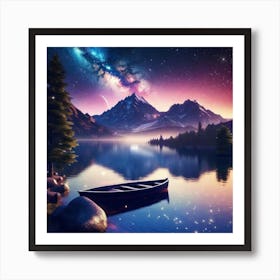 Starry Night Sky 6 Art Print