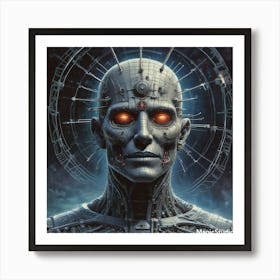 Cyborg Art Print