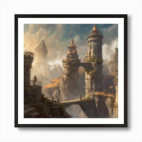 Fantasy Castle 80 Art Print