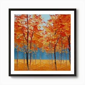 Maple Trees Art Print