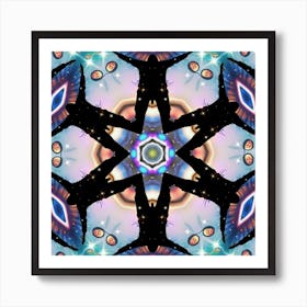 Psychedelic Star 2 Art Print