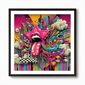 Psychedelic Art 46 Art Print