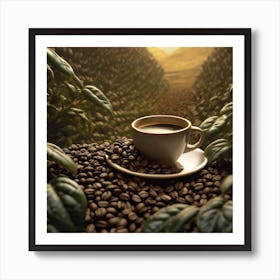 Coffee Beans 161 Art Print