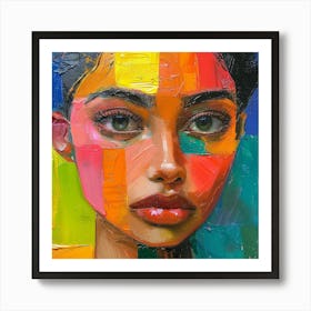 Portrait Of A Woman 21 Art Print