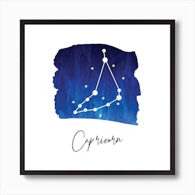 Capricorn Zodiac Poster