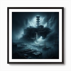 Dark City 3 Art Print