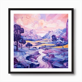 'River Valley' Art Print