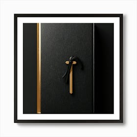 Book With A Wooden Handle Art Print