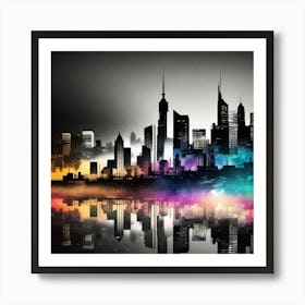 New York City Skyline 56 Art Print