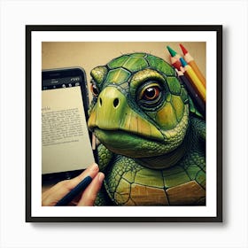 Turtle Drawing 2 Art Print