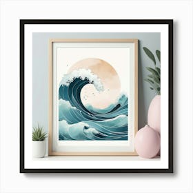 Default Lullaby Waves I Art Print 2 Art Print