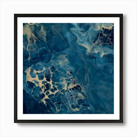 Blue Water Art Print