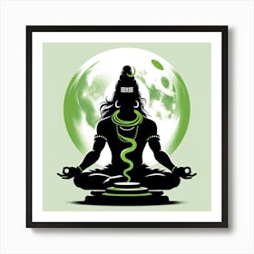 Lord Shiva 4 Art Print