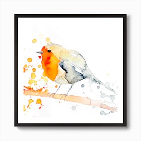 Robin Bird 2 Art Print