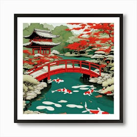 Japanese Garden 2 Art Print