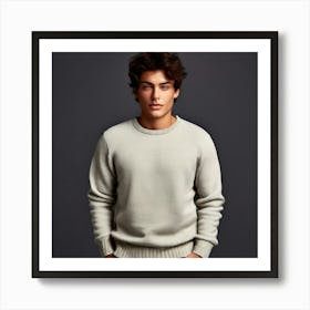 Man In A Sweater 4 Art Print