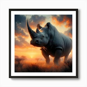 Wild Animal Illustration 349 Art Print