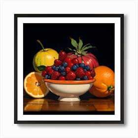 Fruit Bowl Art Print