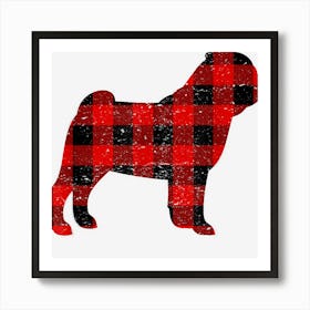 Men Women Merry Christmas Dog Shirt 1 Art Print