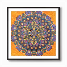 Mandala Festive Spirit Art Print