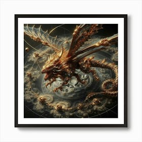 Twilight Dragon Art Print