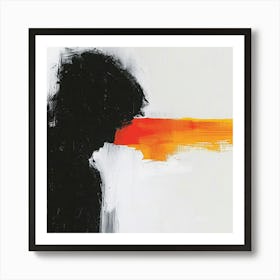 Man'S Face Art Print