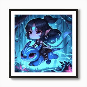 Avatar Character 2 Art Print