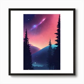 Night Sky With Stars Art Print