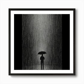 Rain In The Rain Art Print