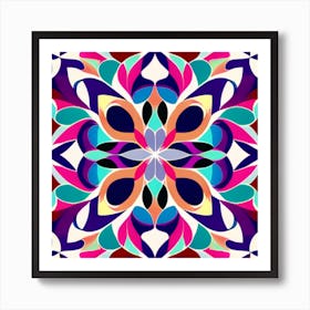 Abstract Mandala 1 Art Print