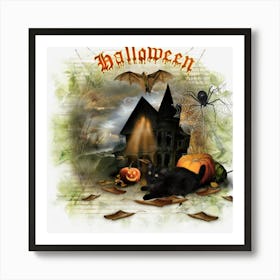 Happy Halloween Party Holidays Art Print