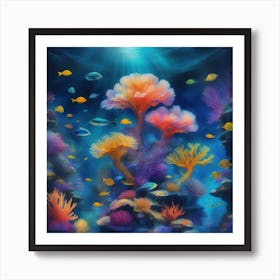 Coral Reef Art Print