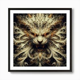 Lion Head 18 Art Print