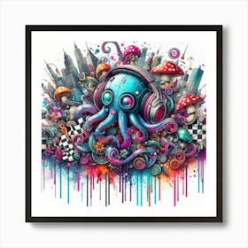 Octopus 16 Art Print