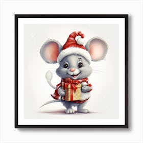 Christmas Mouse 1 Affiche