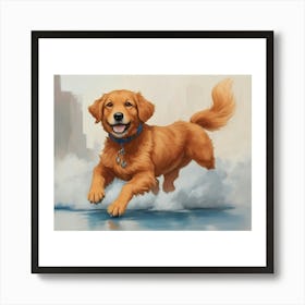 Golden Retriever 3 Art Print