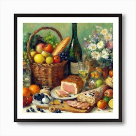 Basket Of Fruit Art Print