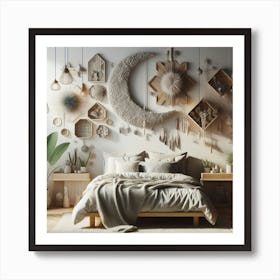 Bohemian Bedroom 1 Art Print