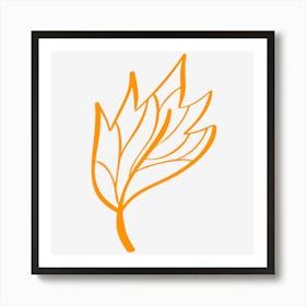 Autumn Leaf Art Print