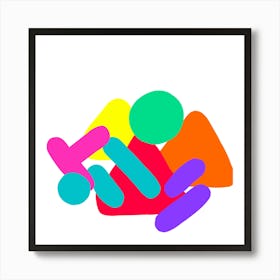 Geometric Shapes 1 Art Print