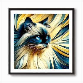 Birman Cat 03 1 Art Print